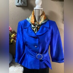 NICOLETTE Royal Blue Women's Blazer
